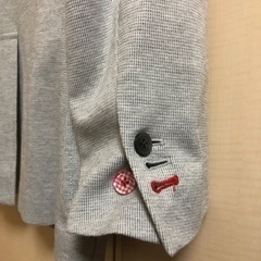 春夏用 コットンジャケット ライトグレー 本切羽CT938 165cmの画像