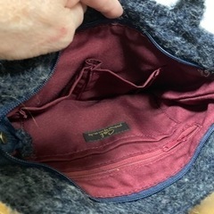 美品　グレーフリンジトートの画像