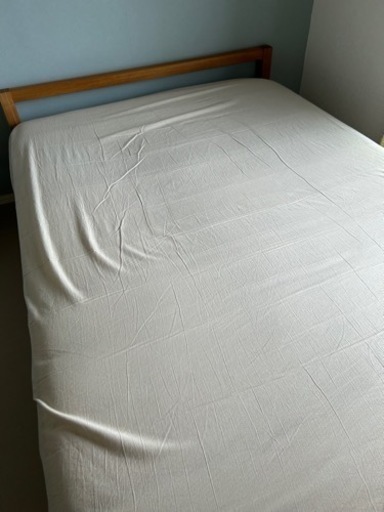 【※販売先（あいさん）に決まりました。】家具　ダブルベッド　ベッド　N-sleep