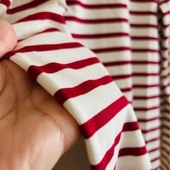 ☺️新品未使用品☺️SAINT JAMES  マンキエモダン　ボーダーカットソー  XLの画像