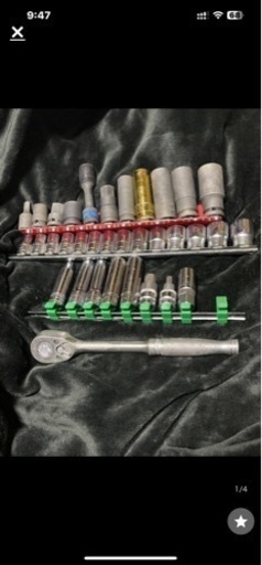 Snap on 旧ロゴ 2/1 SL710 2/1ディープが5本 ディープインパクトが1本 Signet 2/1スタンダードソケットセット等