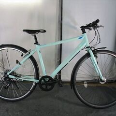 Ｄ384★23800円★整備済み スポーツ中古自転車　ブリヂストンTB1【クロスバイク　グリーン　27インチ48ｃｍ】