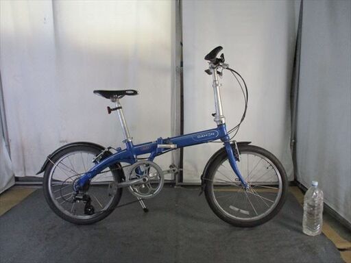 D391　★19800円★　折りたたみ中古自転車　DAHON　ルート　ブルー【20インチ 】