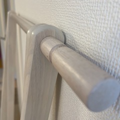 【お渡し者決定】ハンガーラック　白　折りたたみ可の画像