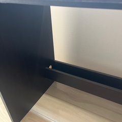 デスク　机　ダークブラウンの画像