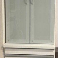 ニトリ　食器棚　スリム　幅60　