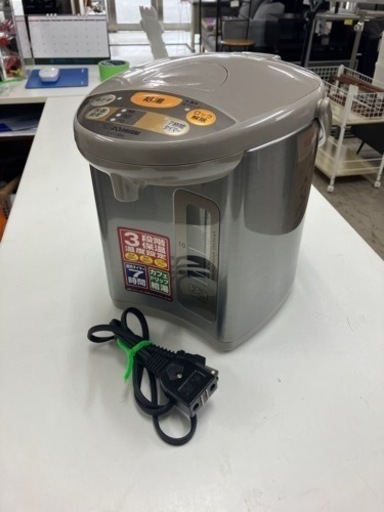 取引場所 南観音 K2403-534 ZOJIRUSHI マイコン沸とう電動ポット 2013年製 キズ汚れあり 動作確認済み