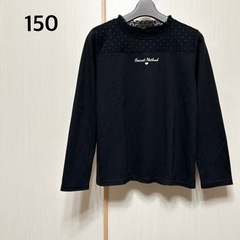 襟レース 長袖 Tシャツ ロンＴ