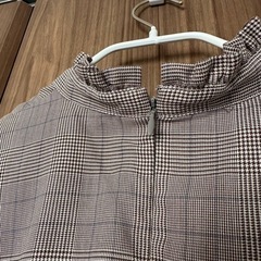 【BEAMS HEART】グレンチェックブラウス/フリーサイズの画像
