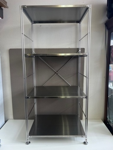 MUJI 無印良品 ステンレスユニットシェルフ 4段 無印良品 / MUJI