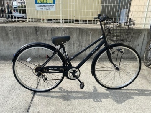 丸石 6段変速 学生 買取 中古 シティサイクル 27インチ 自転車