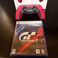 純正PlayStation5 コントローラーred グランツーリ...