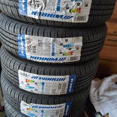 お得🉐低価格！！軽自動車用新品タイヤ、新品ホイール4本セット　155/65-14の画像