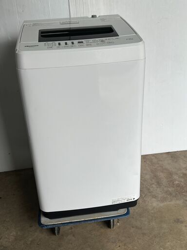 Hisense/ハイセンス 全自動洗濯機 4.5kg　お近くなら無料配達いたします。（18）　HW-E4502 ステンレス槽