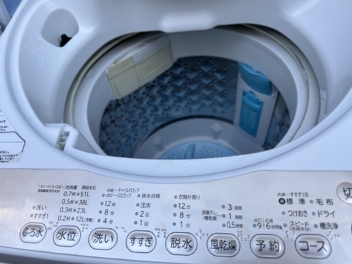 洗濯機11   TOSHIBA 2016年製 6kg 大阪市内配達無料 設置動作確認込み 保管場所での引取は値引きします