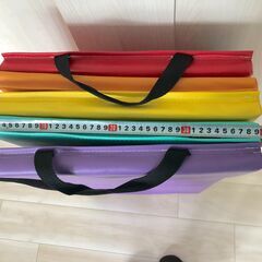 折りたたみマット　体操マット　ストレッチマットの画像