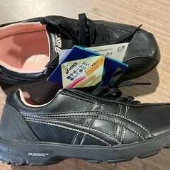 22.5cm アシックス ライフウォーカーニーサポート女性用 ブラック の画像
