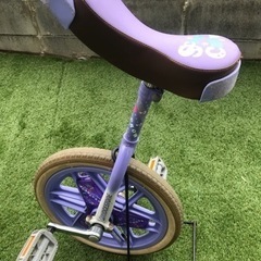 自転車　一輪車　16インチ　　安全グッズ付【大幅にお値下げしました】