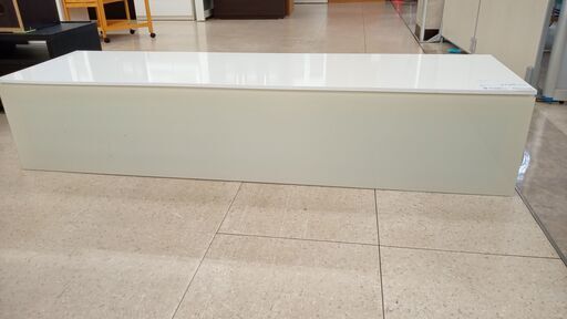★ジモティ割あり★  テレビ台 白 H35×D50×W175 クリーニング済み TJ4809