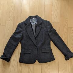 ジャケット　黒　ツィード素材　卒園　卒業　入学