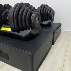 引き取り専用※ホームジムセット(可変式ダンベル+ベンチ+ダンベルミット)