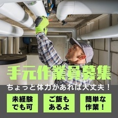 体力がちょっとあれば、大丈夫！夕方から夜中にかけてのお仕事です。