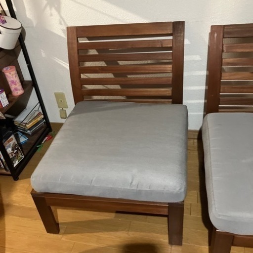 美品）おしゃれソファー２個セット