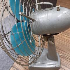 【夏冷んやり🍀幻の昭和鉄ボディ動作確認済み】東京芝浦電気 昭和レトロ鉄ボディ扇風機の画像