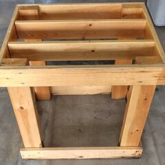 60cmワイド水槽用の木製水槽台　60×45×64(cm)