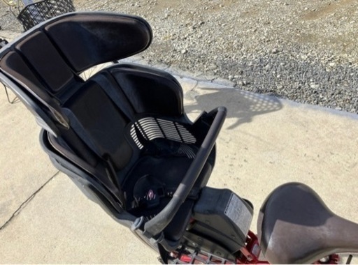 ブリヂストン　アンジェリーノ　電動自転車　子ども乗せ自転車　前後チャイルドシート