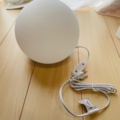 【お値下げしました】電球付き☆ボールランプ　間接照明の画像