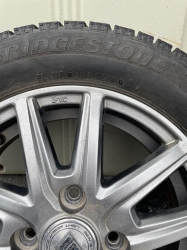 155/65R13 ブリザック VRX 2018年製 アルミホイール付き