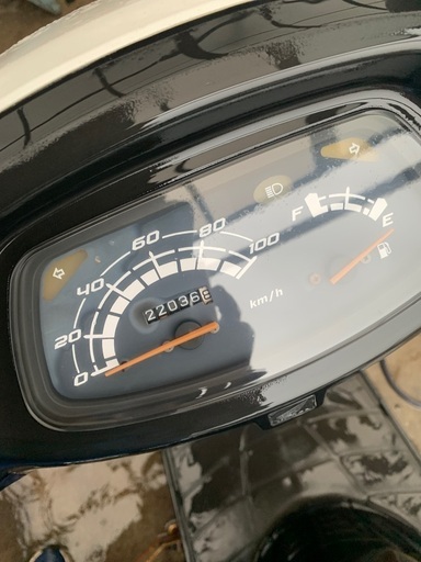 鹿屋市から　スペイシー100 不動　レストアベース　キック降りて圧縮あり