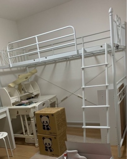 ロフトベッド&机