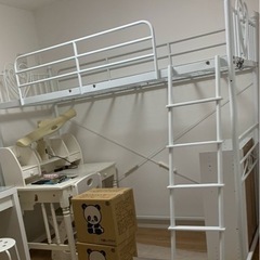  ロフトベッド&机