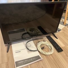 2022年製ハイセンス24型テレビ