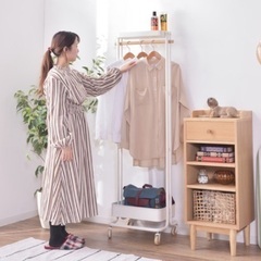 【お譲り先が決まりました】ハンガーワゴン(ラック) 0円の画像