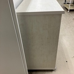 N2403-543 キッチンキャビネット白 汚れあり 中古の画像