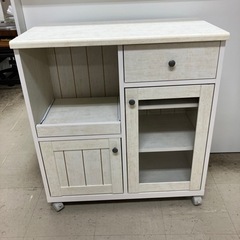 N2403-543 キッチンキャビネット白 汚れあり 中古の画像