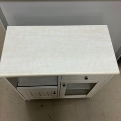 N2403-543 キッチンキャビネット白 汚れあり 中古の画像