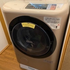 4月16日引き取り限定　超特価！HITACHI 日立　BDNX120ALななめ型ドラム式洗濯乾燥機（6kg） 右開き