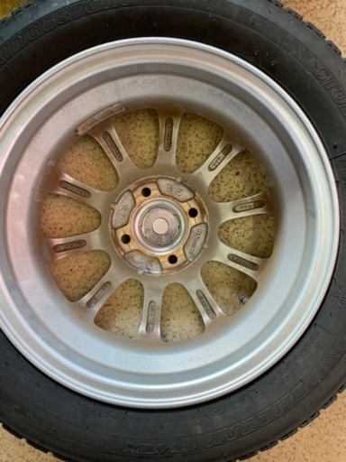 ブリヂストン 155/65R14 スタッドレスタイヤホイールセット 2016年製