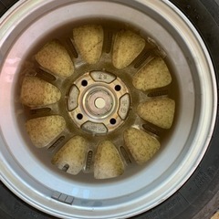 ブリヂストン 155/65R14 スタッドレスタイヤホイールセット 2016年製の画像