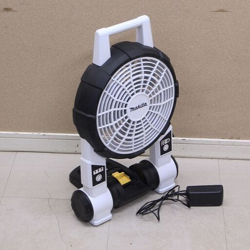 makita マキタ CF201D 充電式 ファン 14.4V 18V 扇風機 本体 ACアダプター (D5566yxY)