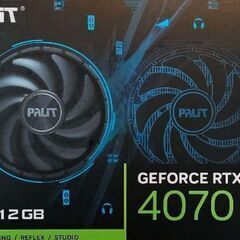 グラボPalit GeForce RTX4070 Dual 12GB/