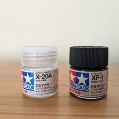 タミヤカラー塗料ミニ　アクリル溶剤&ブラック