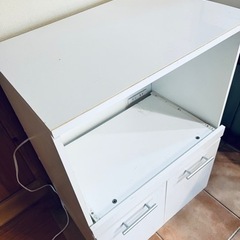 キッチン収納　家具　スライド付き