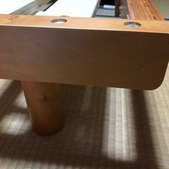 セミシング、スノコベッド。専用マット付きの画像