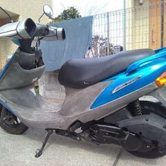 アドレスV125GブルーK6実働車おまけ付。引取りのみ発送不可