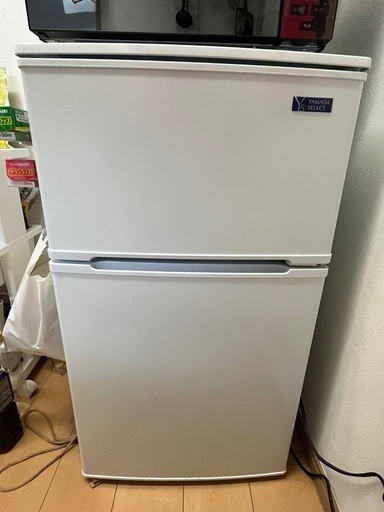 YAMADA 冷蔵庫　90L  2019年